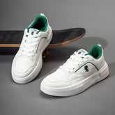 Lifestyle Casual Shoes for Men (White and Green)