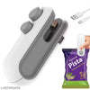 Crowd Clicks® Portable Mini Sealing Machine, Handheld Packet Sealer, portable sealing machine, packet sealer for Food, Snacks, Chips, Fresh Storage, Plastic Bags Sealing Machine