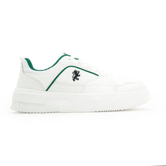 Lifestyle Casual Shoes for Men (White and Green)